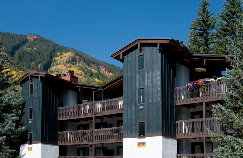 Condo exterior at Vail Racquet Club.