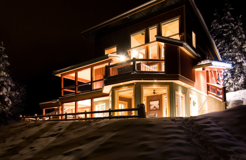 Rental exterior at Cedar House Restaurant & Chalets.