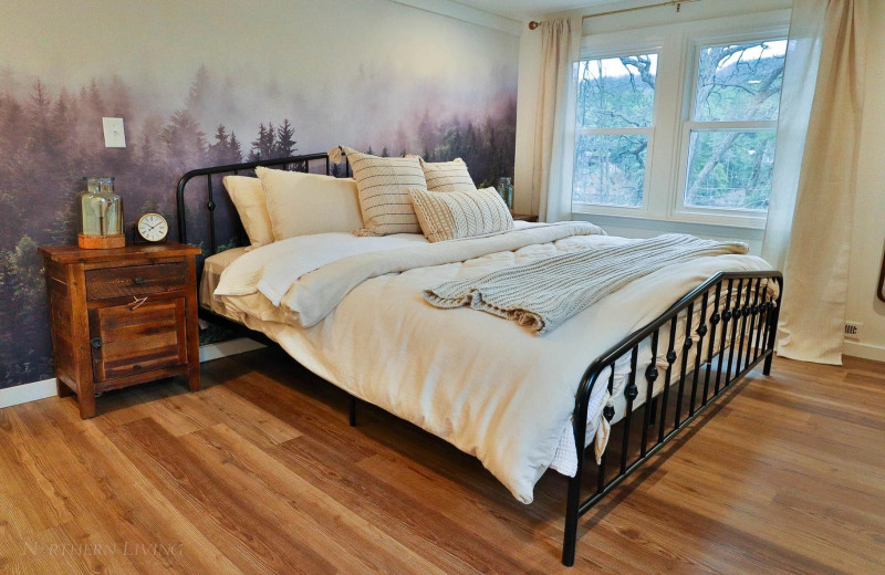 Rental bedroom at Northern Living - Luxurious Vacation Rentals.