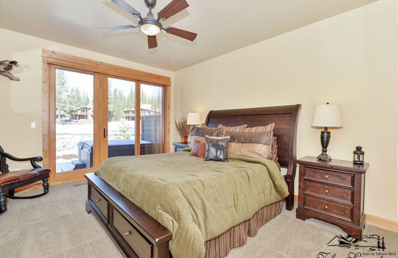 Vacation Rental Bedroom at Tahoe Signature Properties