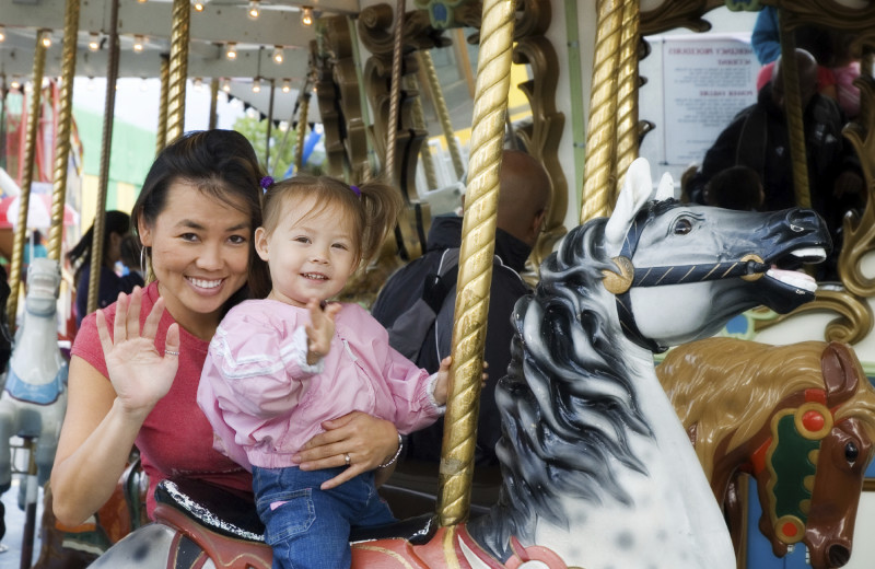 Merry-go-round at Indiana Beach Amusement Resort.