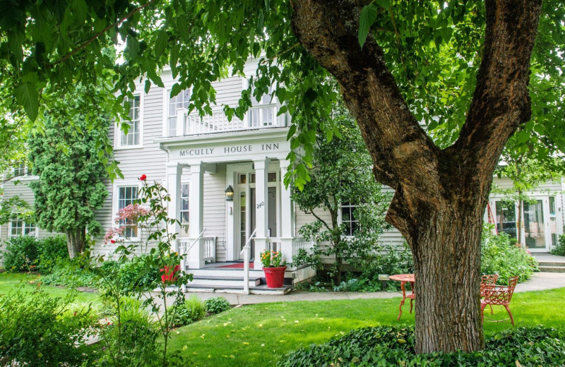 Exterior view of McCully House Inn.