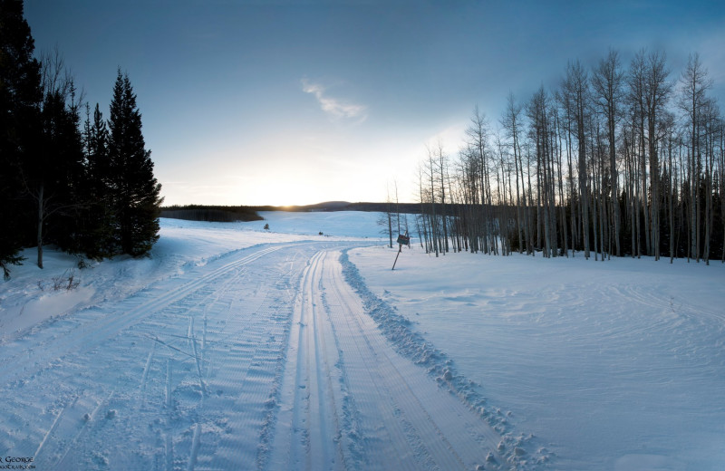 Cross Country Ski trails at Latigo Ranch