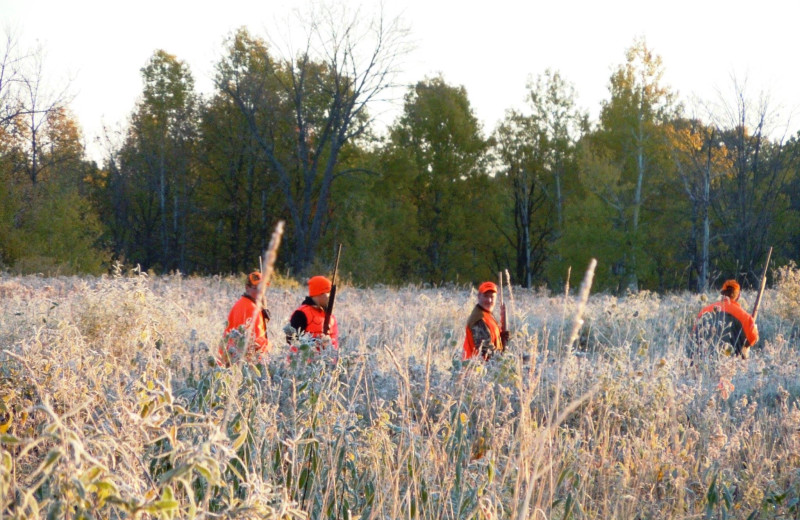 Hunting at Lakewood Lodge.