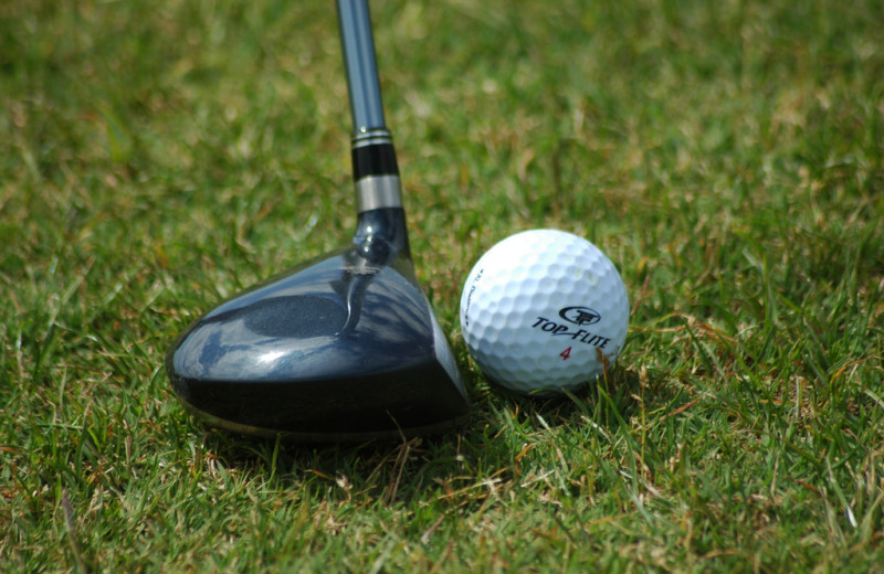 Golf course at Seabrook Cottage Rentals.