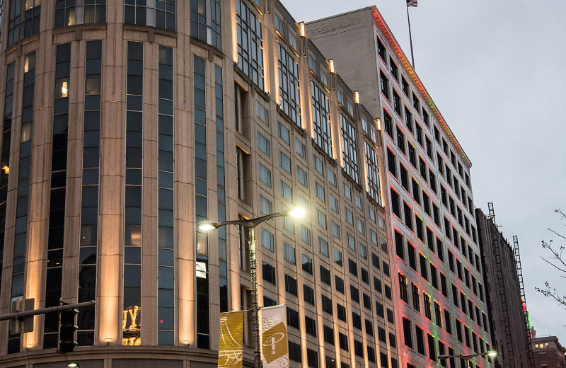 Exterior view of Crowne Plaza Cleveland at Playhouse Square.