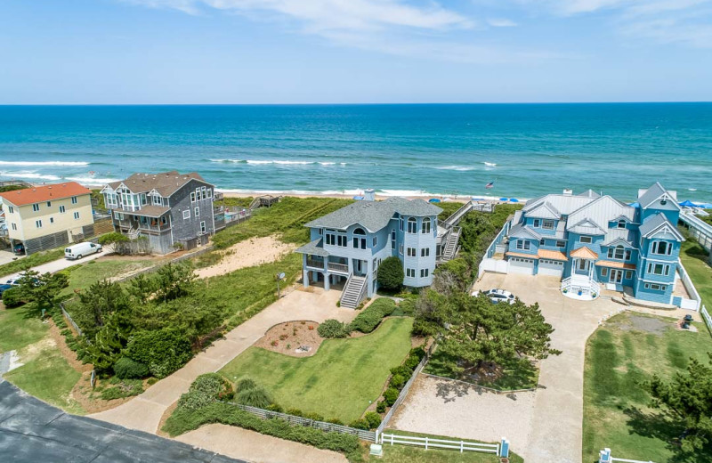 Rental exterior at Outer Banks Blue Vacation Rentals.