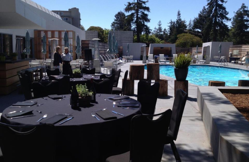 Poolside Reception at Hotel Paradox