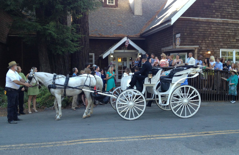 Carriage at Highland Dell Lodge.