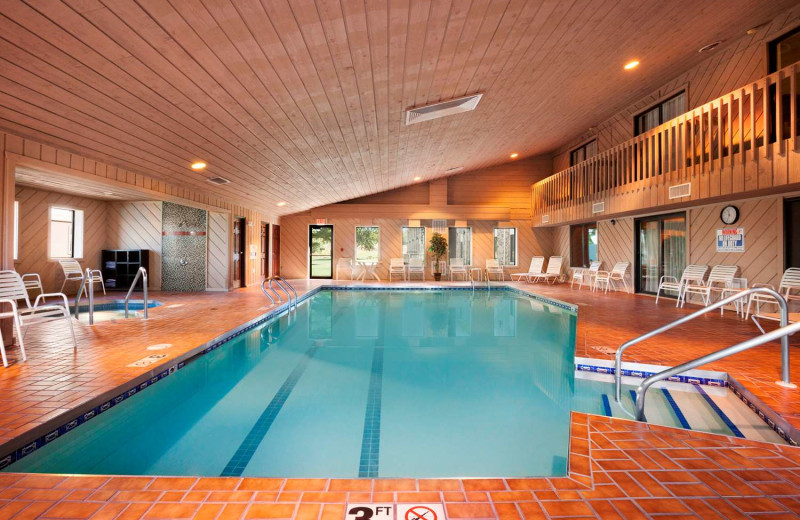 Indoor pool at Ramada Wisconsin Dells.