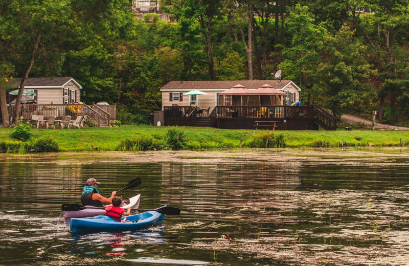 Kayaking at Great Blue Resorts- Lantern Bay Resort.