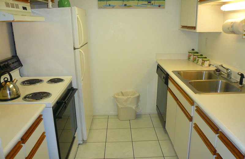 Guest kitchen at Bermuda Bay Resort.