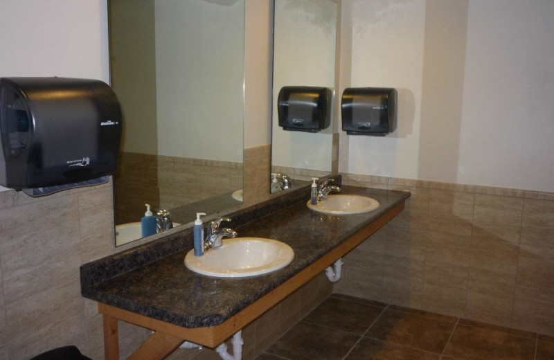 Bathroom at Bliss Point Resort.