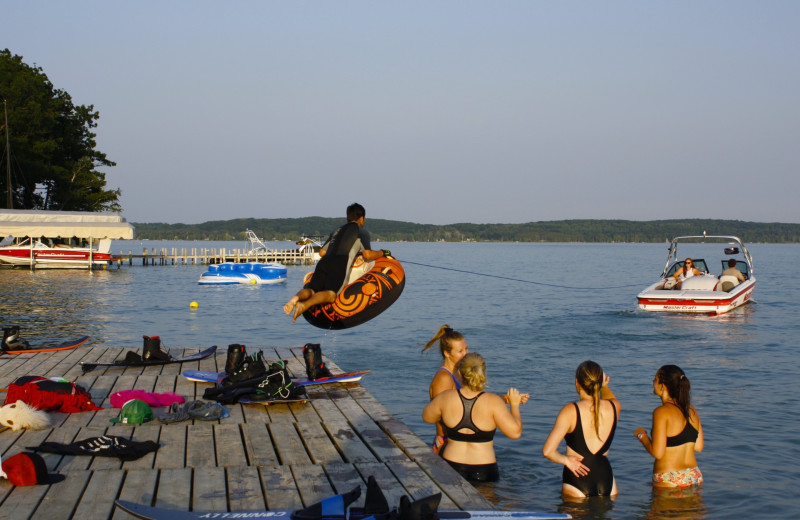 Tubing at White Birch Lodge.