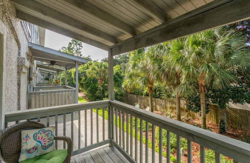 Balcony at Real Escapes Properties - Demere Landing #135.