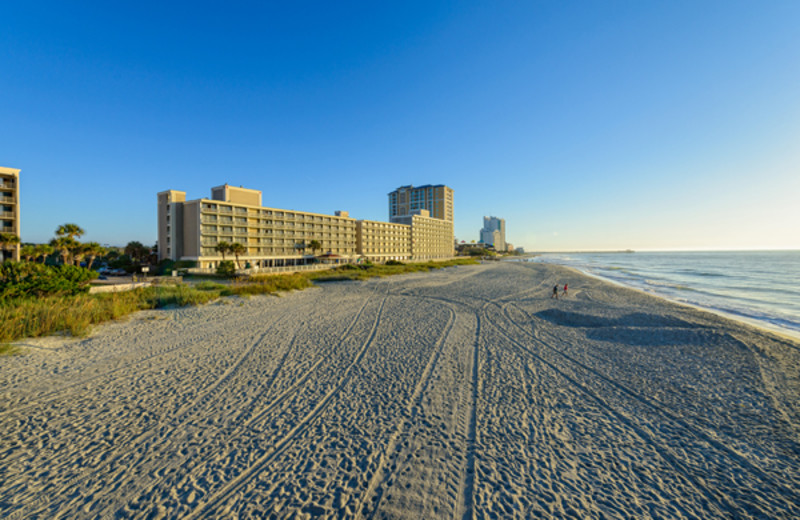 The beach at Westgate Myrtle Beach.