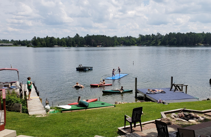 Lake view at Pine Ridge Resort.