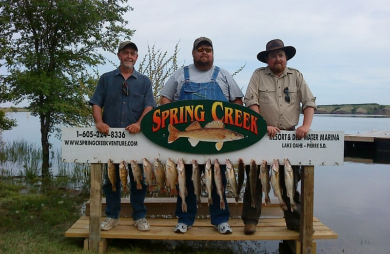 Fishing at Spring Creek Resort & Deep Water Marina.