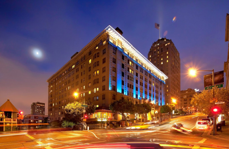 Exterior view of The Stanford Court, A Renaissance Hotel.