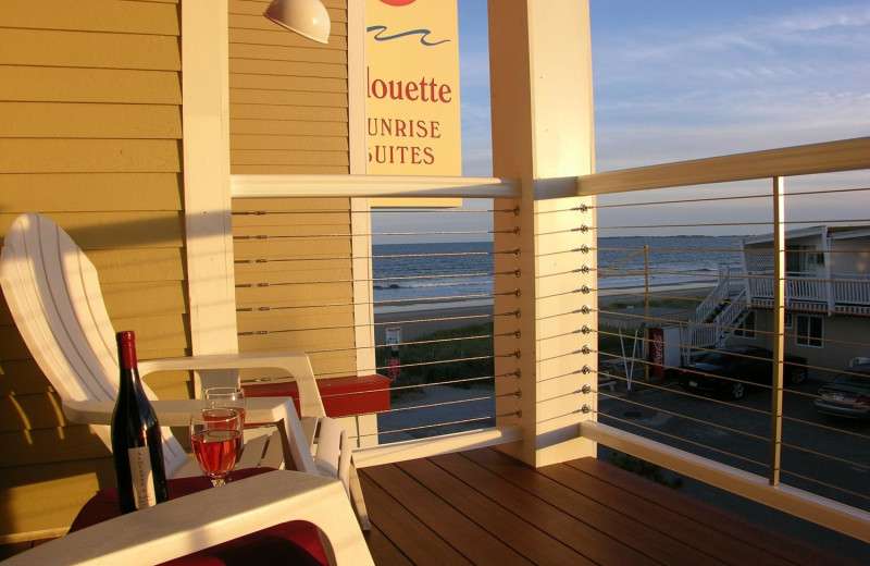 Guest balcony at Alouette Beach Resort.