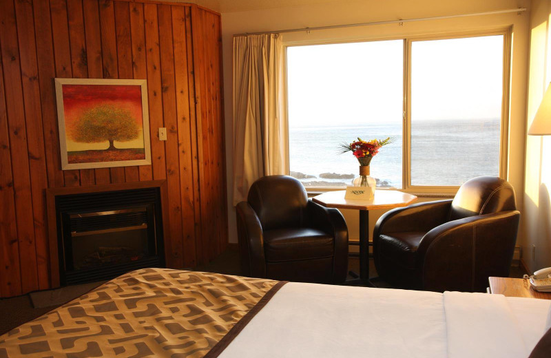 Guest room at Adobe Resort.