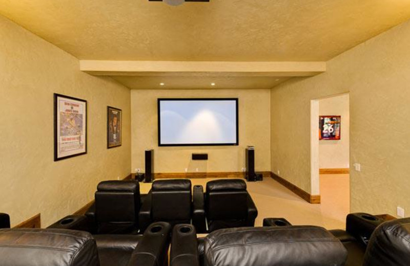 Rental Home Theater at Triumph Mountain Properties