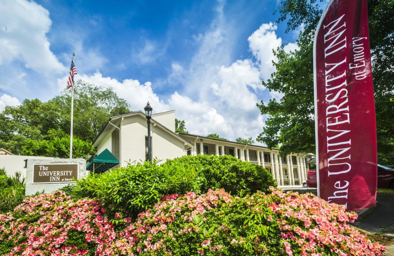 Exterior view of The University Inn at Emory.