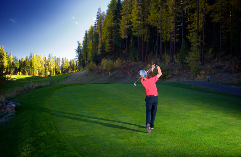 Golf course at Resorts of the Canadian Rockies.