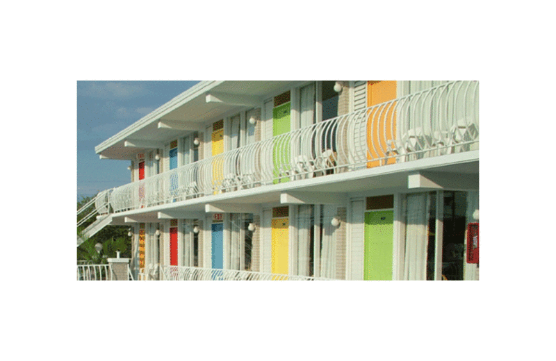 Exterior view of Lollipop Motel.