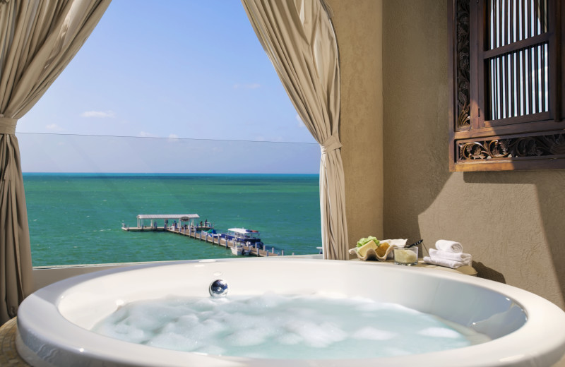 Private hot tub with a view at Cheeca Lodge & Spa.