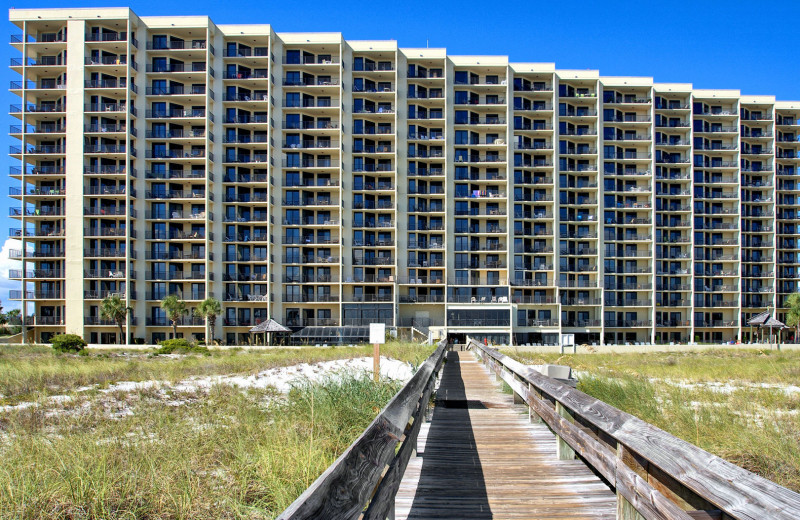 Rental exterior at Gulf Coast Beach Getaways.