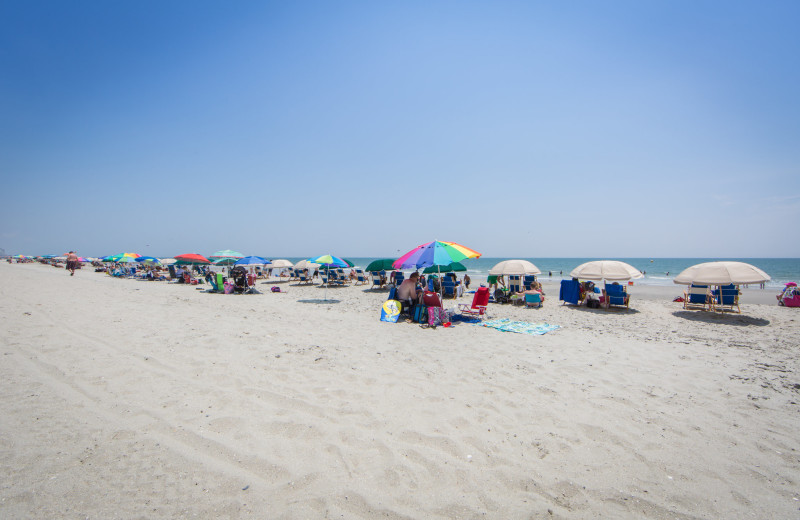 The beach at Holiday Inn Club Vacations South Beach Resort.