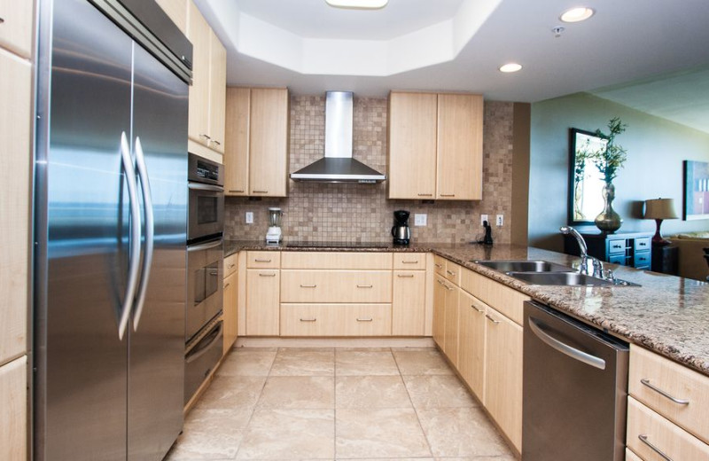 Guest kitchen at Caribe Resort.