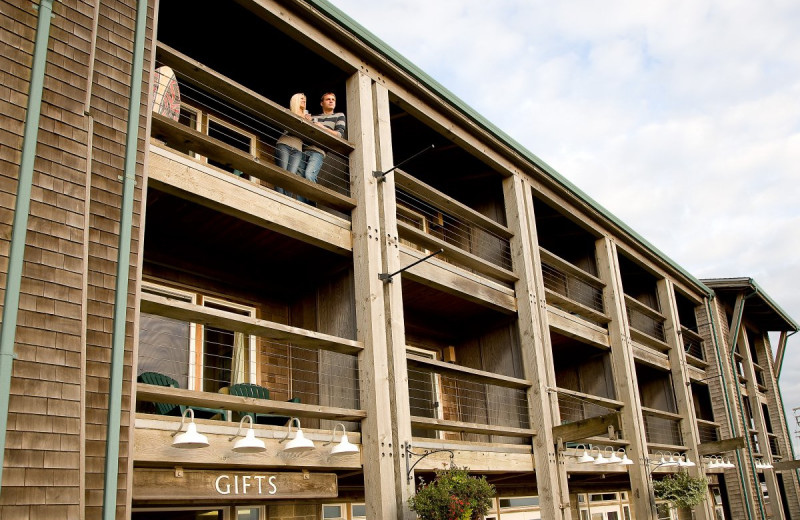 Balcony exterior view at Inn at Cape Kiwanda.