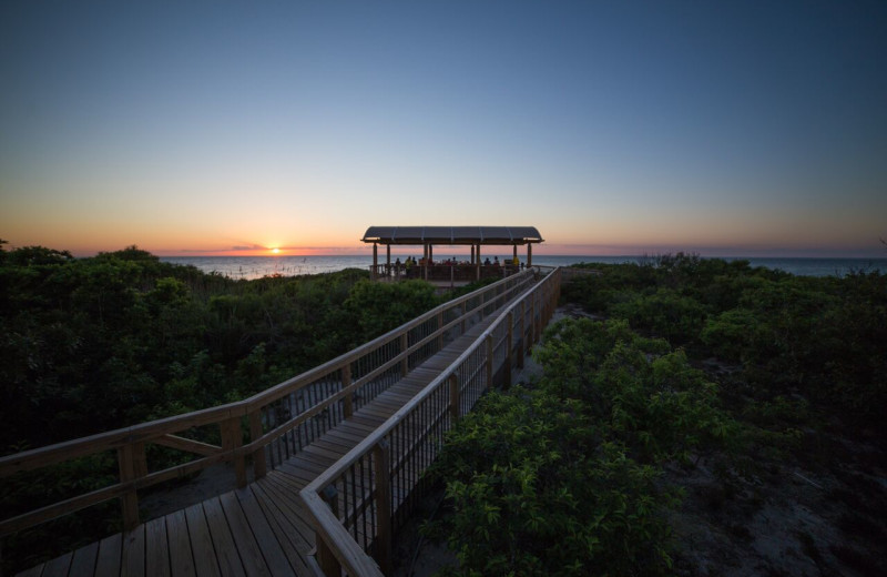 Sunset at Ocean Edge Resort & Club on Cape Cod.