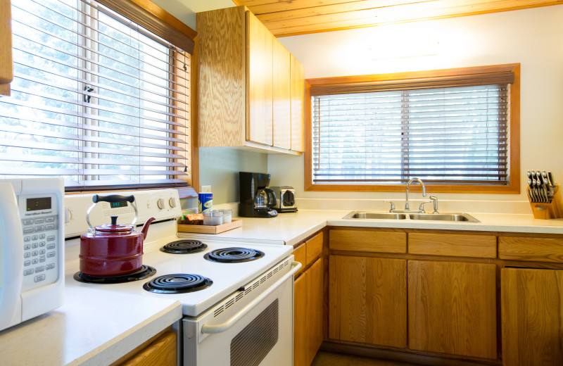 Guest kitchen at Westcliff Lodge.