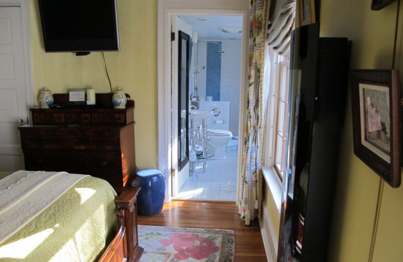 Guest bathroom at Juniper Hill B&B.