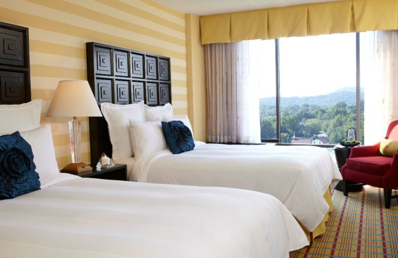 Guest Room at the Renaissance Asheville Hotel