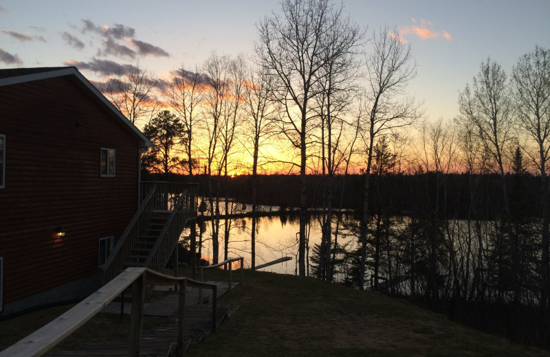 Lake view at YMCA Camp Northern Lights.