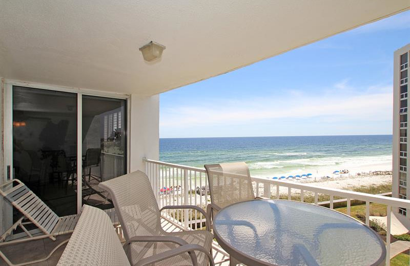 Rental balcony at Shoreline Towers.