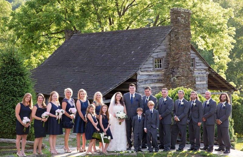 Wedding at Fontana Village Resort.