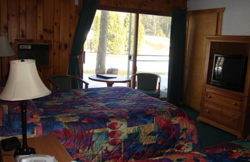 Guest room at Wildwood on the Lake.