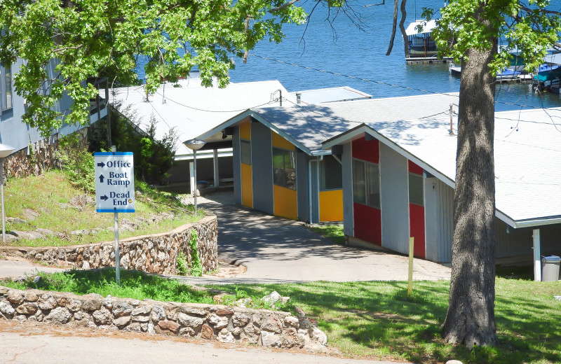 Exterior view of Rock Harbor Resort.