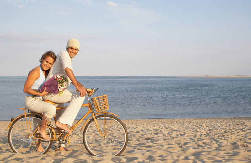 Beach biking at Boardwalk Plaza Hotel.