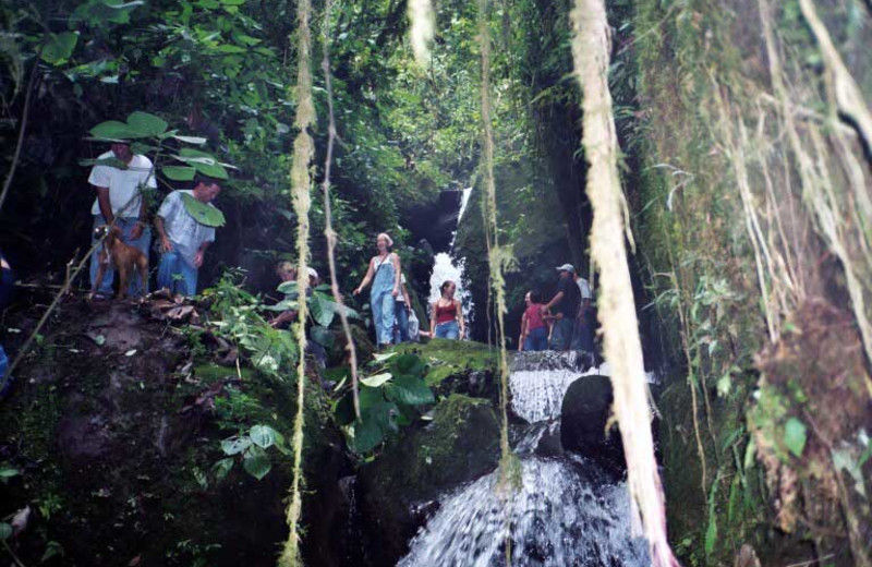 Hiking at Hacienda Primavera Wilderness Ecolodge.