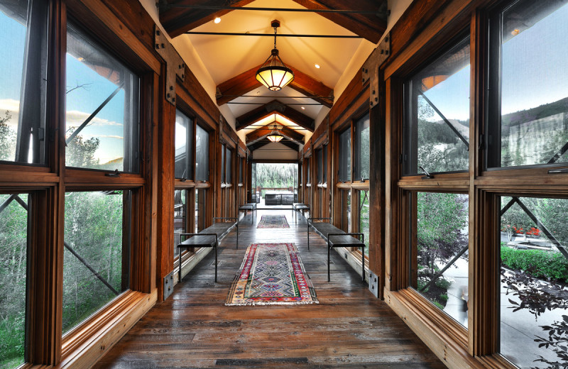 Rental sky way interior at Natural Retreats Park City.