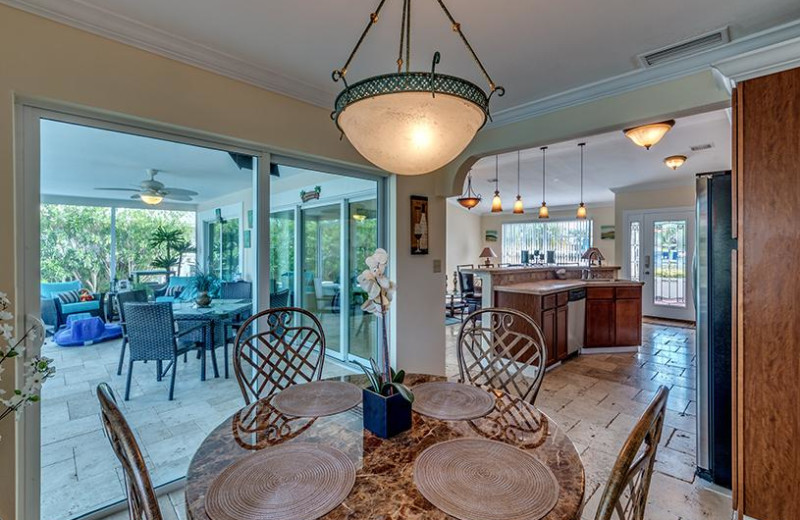 Rental dining room at Belloise Realty.