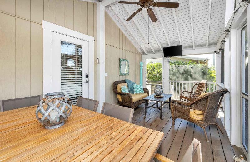 Porch at Real Escapes Properties - Landfall Cottage.