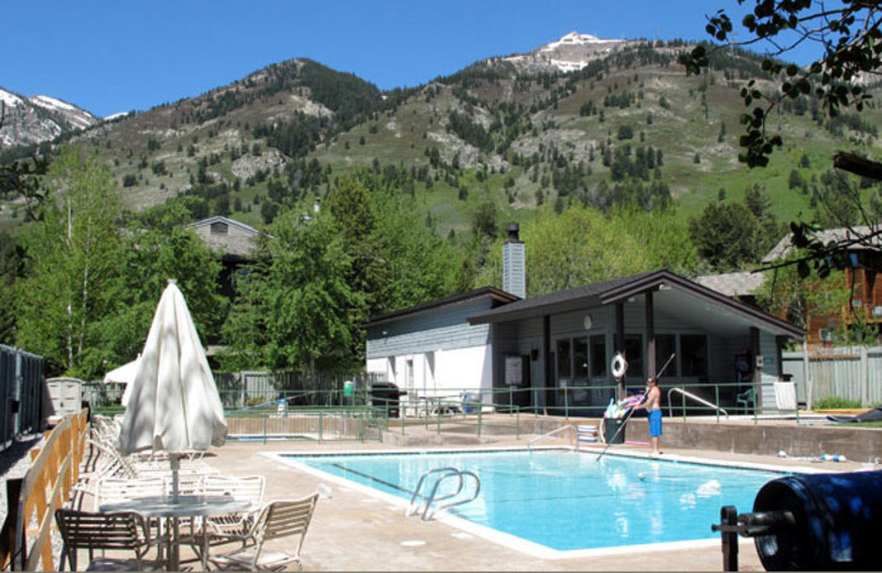 Rental pool at Rendezvous Mountain Rentals & Management.