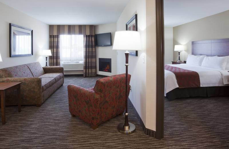 Guest room at GrandStay Parkers Prairie